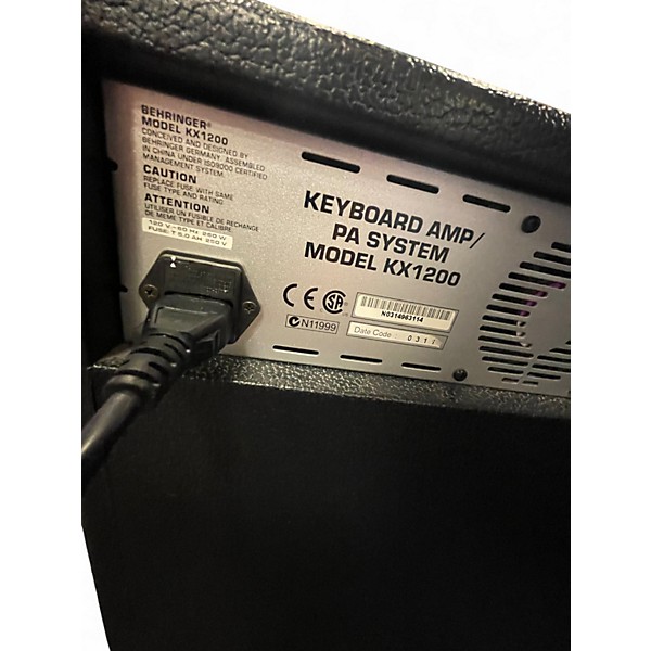 Used Behringer KX1200 Keyboard Amp