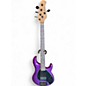 Used Sterling by Music Man Ray35 5 String purple sparkle Electric Bass Guitar thumbnail