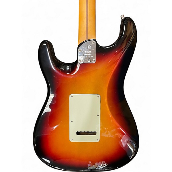 Used 2022 Fender American Ultra Stratocaster Ultraburst Solid Body Electric Guitar