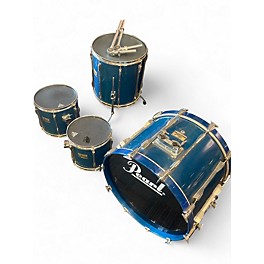Used Pearl 4 Piece import  Blue Drum Kit