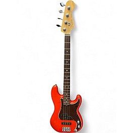 Used Fender Hot Rod American Precision  Amber Electric Bass Guitar