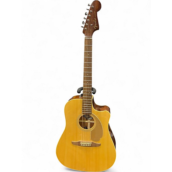 Used Fender Redondo Natural Acoustic Electric Guitar