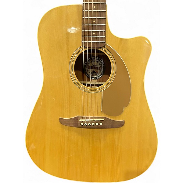 Used Fender Redondo Natural Acoustic Electric Guitar