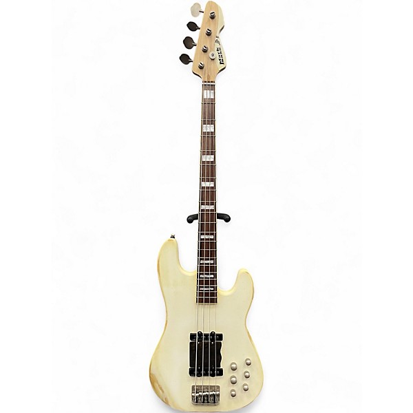 Used Markbass JP-F1 Roadworn White Electric Bass Guitar