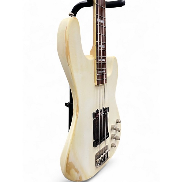 Used Markbass JP-F1 Roadworn White Electric Bass Guitar