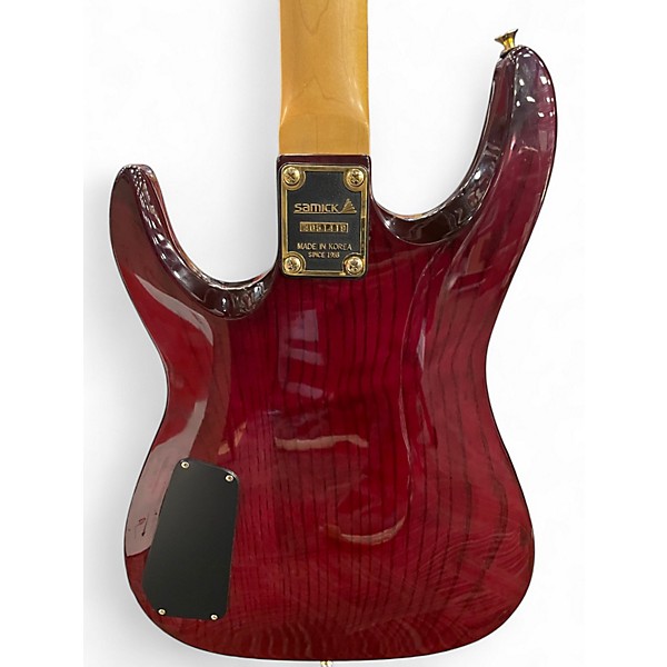 Used Samick K SERIES RED Solid Body Electric Guitar