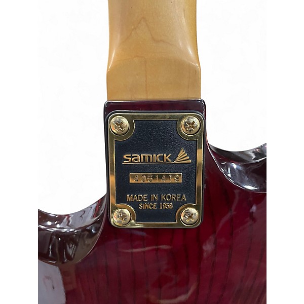 Used Samick K SERIES RED Solid Body Electric Guitar