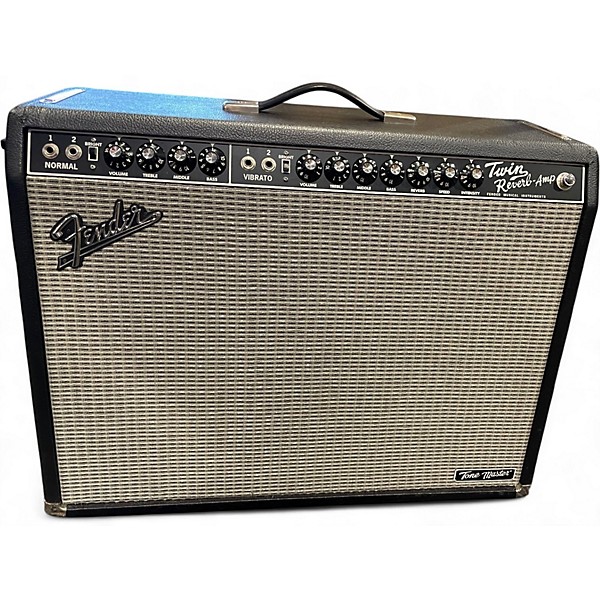 Used Fender Tone Master Twin Reverb 200W 2x12 Guitar Combo Amp