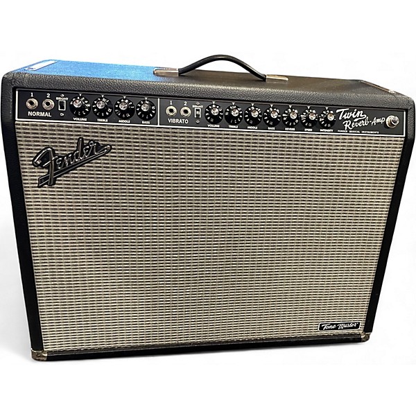 Used Fender Tone Master Twin Reverb 200W 2x12 Guitar Combo Amp