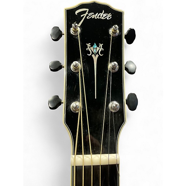 Used Fender Paramount PM-2 2 Tone Sunburst Acoustic Electric Guitar