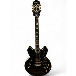 Used Epiphone Sheraton II Pro Black Hollow Body Electric Guitar
