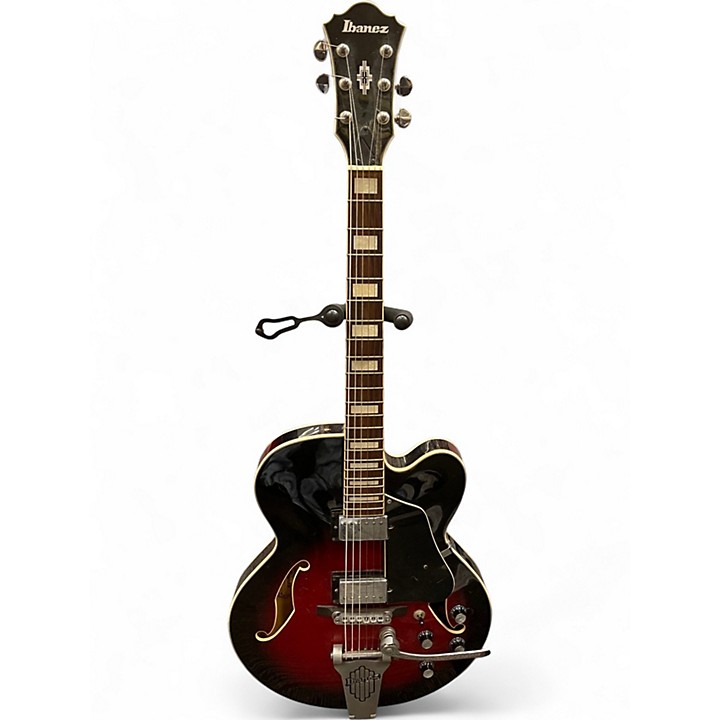 Ibanez トレモロ付きフルアコ　AFS75T-TRD-12-05 Ibanez AFS75T-TRD Artcore Hollow Body Electric Guitar with
