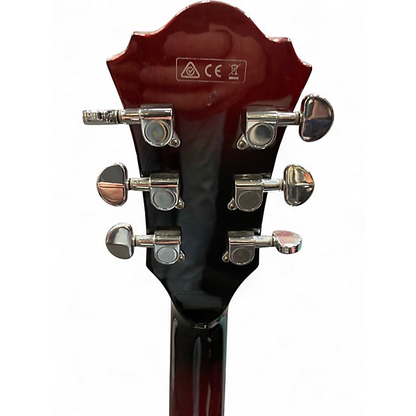 Used Ibanez AFS75T Artcore Bigsby Candy Red Burst Hollow