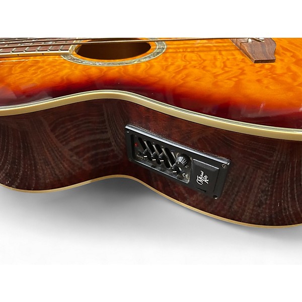 Used Michael Kelly MKDF5 5 String Dragonfly Acoustic Electric Sunburst Acoustic Bass Guitar