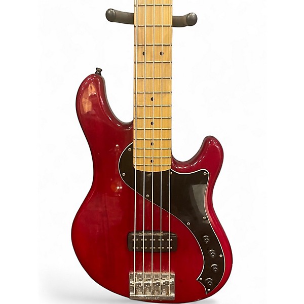 Used Squier DIMENSION BASS Cherry Electric Bass Guitar