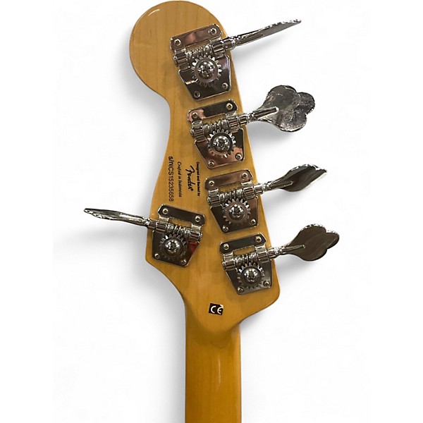 Used Squier DIMENSION BASS Cherry Electric Bass Guitar