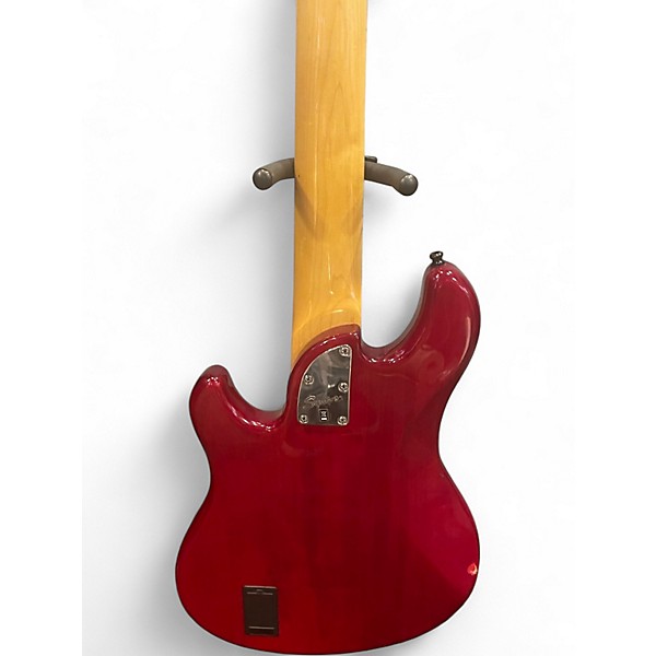 Used Squier DIMENSION BASS Cherry Electric Bass Guitar