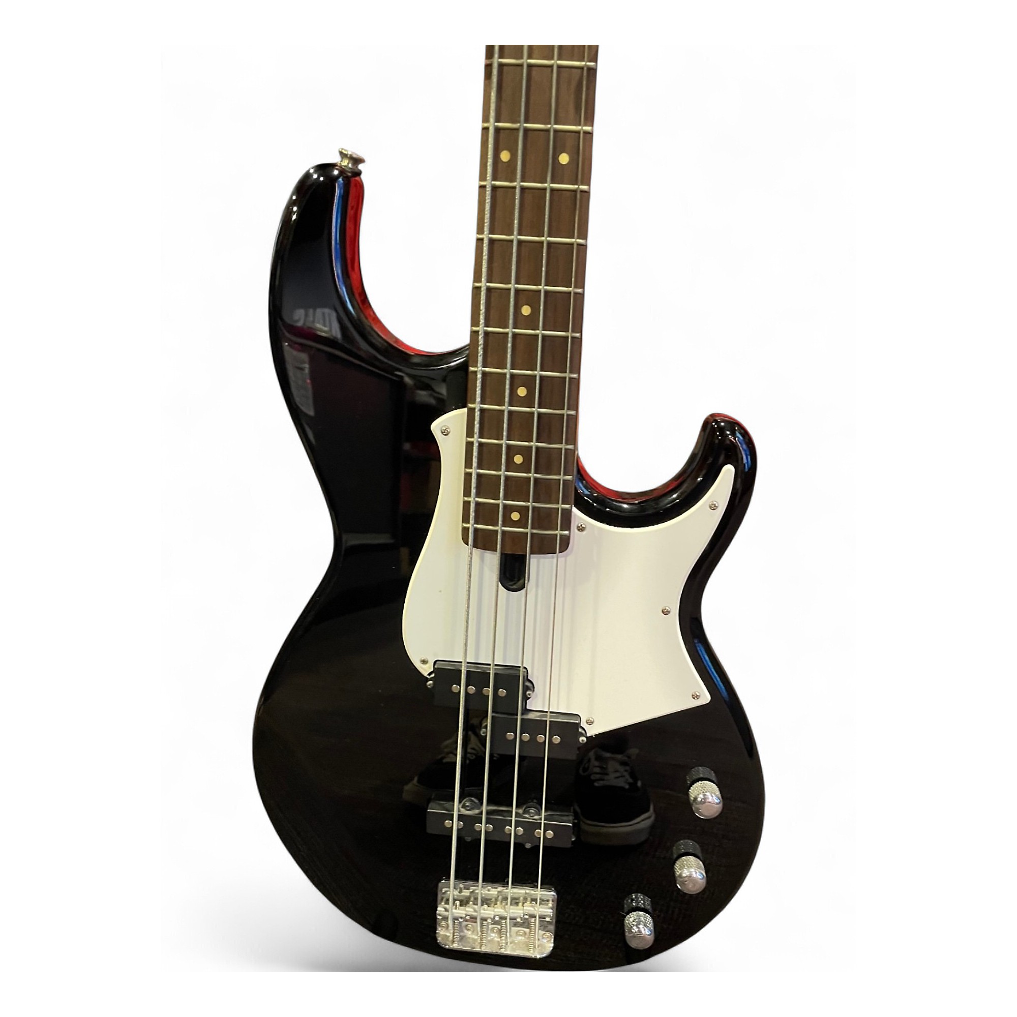 Used Yamaha Broadbass Black Electric Bass Guitar Black