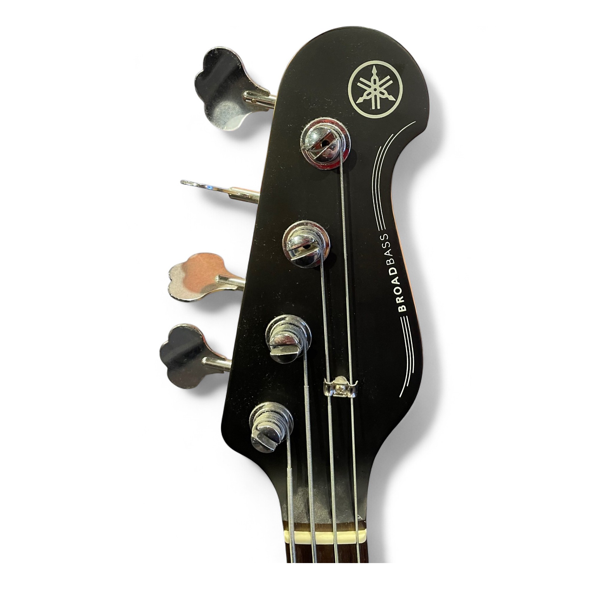 Used Yamaha Broadbass Black Electric Bass Guitar Black