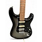 Used Fender Player Plus Stratocaster Black and Silver Solid Body Electric Guitar