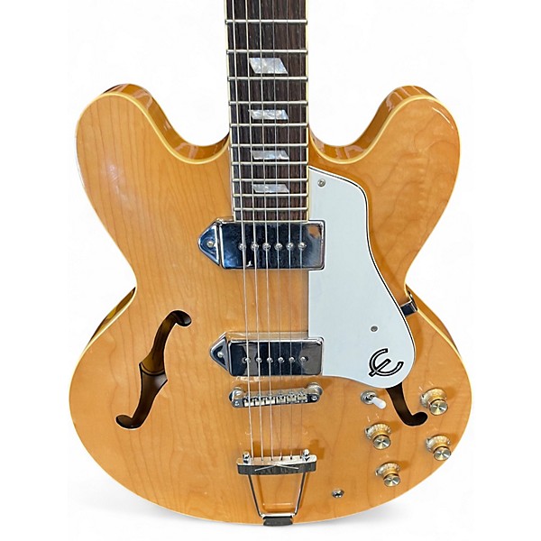 Used Epiphone Casino Natural Hollow Body Electric Guitar