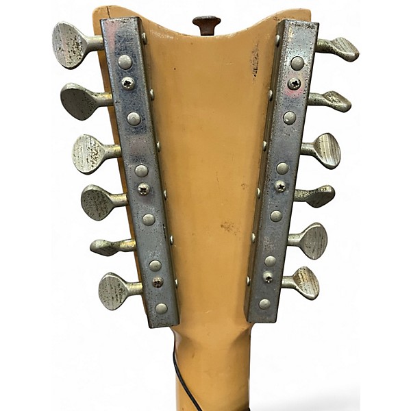 Vintage 1966 Danelectro Coral Bellzouki Sunburst Solid Body Electric Guitar