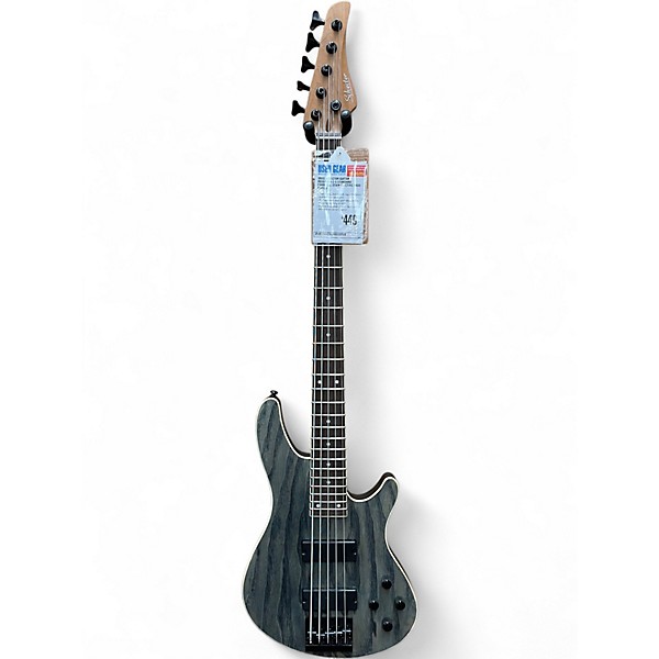 Used Schecter Guitar Research C-5 Standard Charcoal Stain Electric Bass Guitar