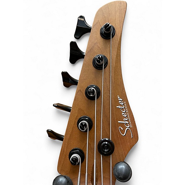 Used Schecter Guitar Research C-5 Standard Charcoal Stain Electric Bass Guitar