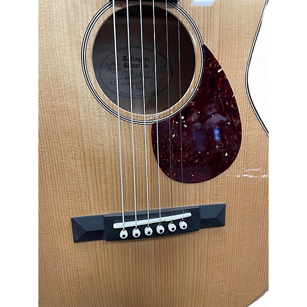Used 2024 Gallagher P-50 Custom Parlor Natural Acoustic Guitar