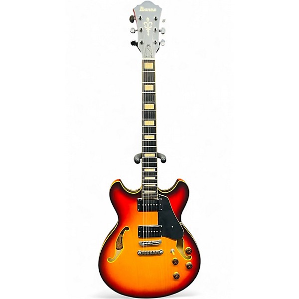 Used Ibanez ASV93TDL 3 Color Sunburst Hollow Body Electric Guitar