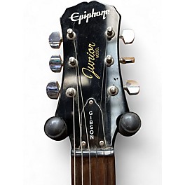 Used Epiphone GIBSON LESS PAUL JUNIOR Black Solid Body Electric Guitar