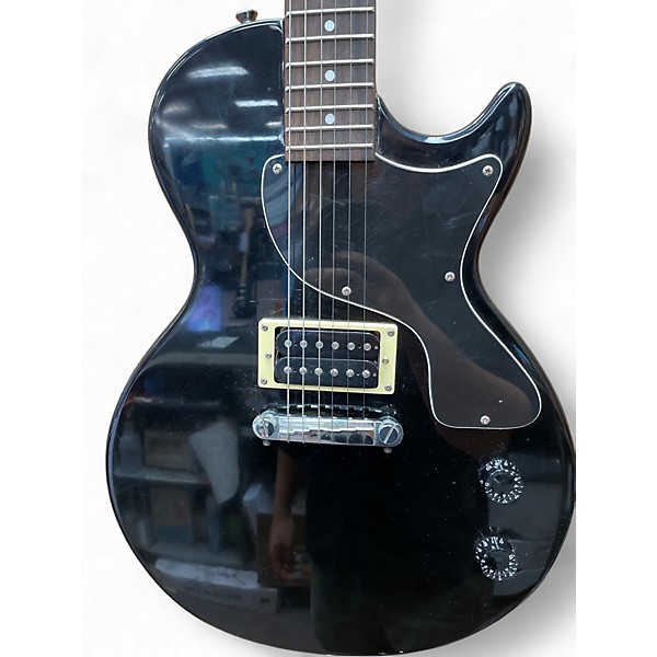 Used Epiphone GIBSON LESS PAUL JUNIOR Black Solid Body Electric Guitar