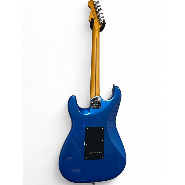 Used 2024 Fender American Ultra 2 Stratocaster Blue Solid Body Electric Guitar