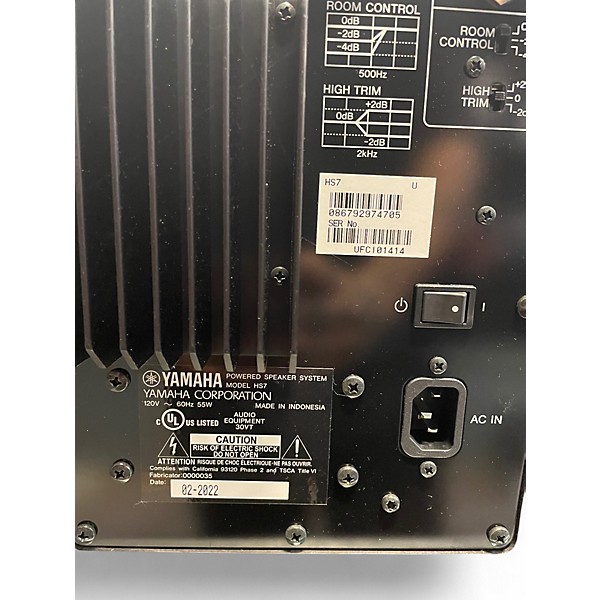 Used Yamaha HS7 Pair Powered Monitor