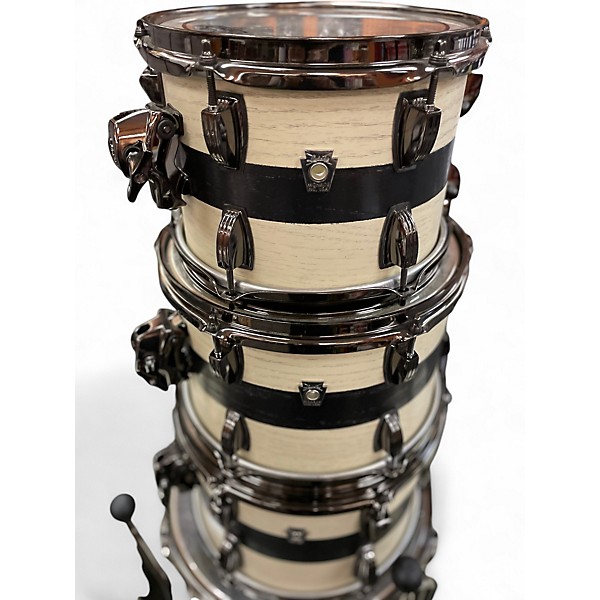 Used Ludwig 7 Piece Classic Oak Bandit Drum Kit
