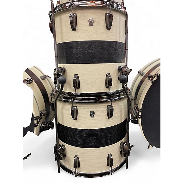 Used Ludwig 7 Piece Classic Oak Bandit Drum Kit