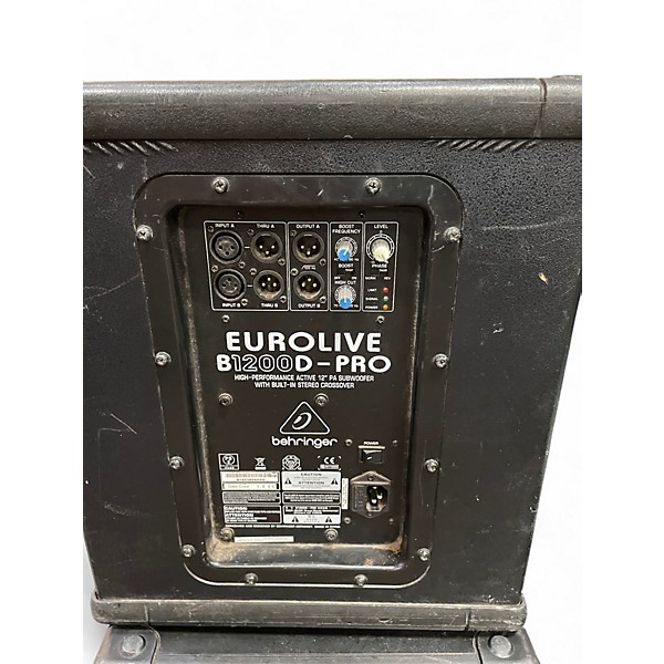 Used Behringer Eurolive B1200D Pro Powered Subwoofer