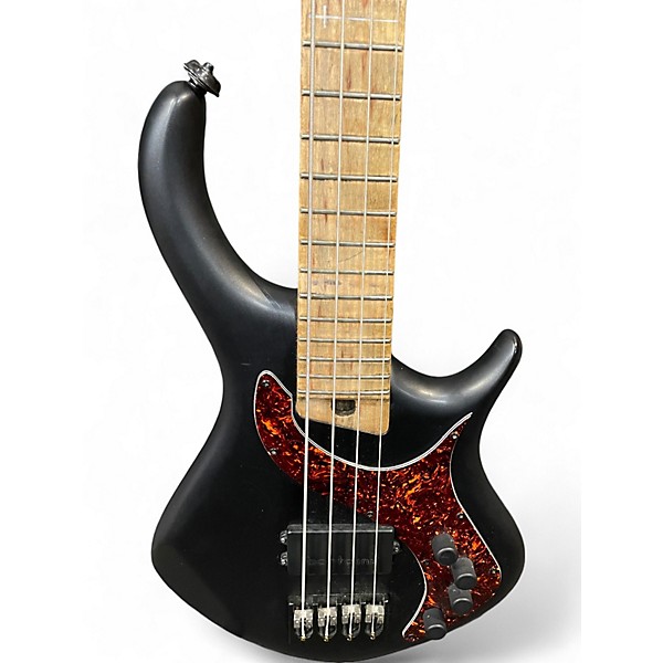 Used Warrior MESSENGER Trans Black Electric Bass Guitar