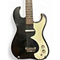 Vintage 1960s Silvertone 1458 guitar and case amp Black Solid Body Electric Guitar