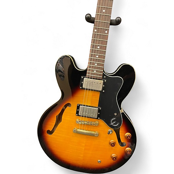 ギター Epiphone Dot Epiphone Dot - vintage sunburst Semi-hollow electric guitar
