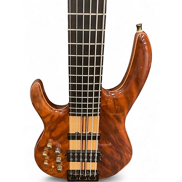 Used Carvin LB76 Natural Electric Bass Guitar