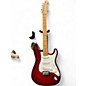 Used Fender American Deluxe Stratocaster Plus Trans Red Solid Body Electric Guitar thumbnail