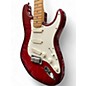 Used Fender American Deluxe Stratocaster Plus Trans Red Solid Body Electric Guitar