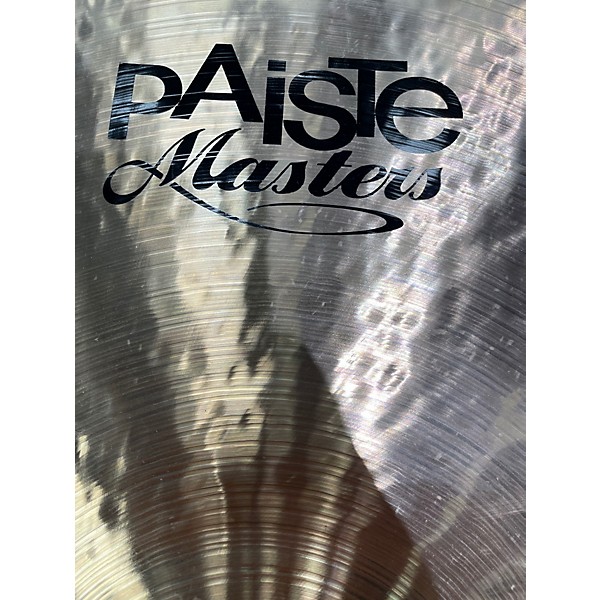 Used Paiste 24in Masters John "JR" Robinson Signature Deep Groove Ride Cymbal