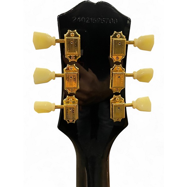 Used Epiphone Les Paul Custom P90S Black Solid Body Electric Guitar