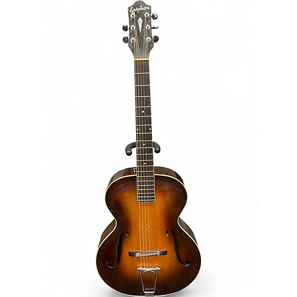 Vintage 1935 Epiphone Blackstone 2 Color Sunburst Acoustic Guitar