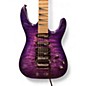 Used Jackson JS34Q Dinky Purple Solid Body Electric Guitar