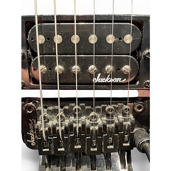 Used Jackson JS34Q Dinky Purple Solid Body Electric Guitar