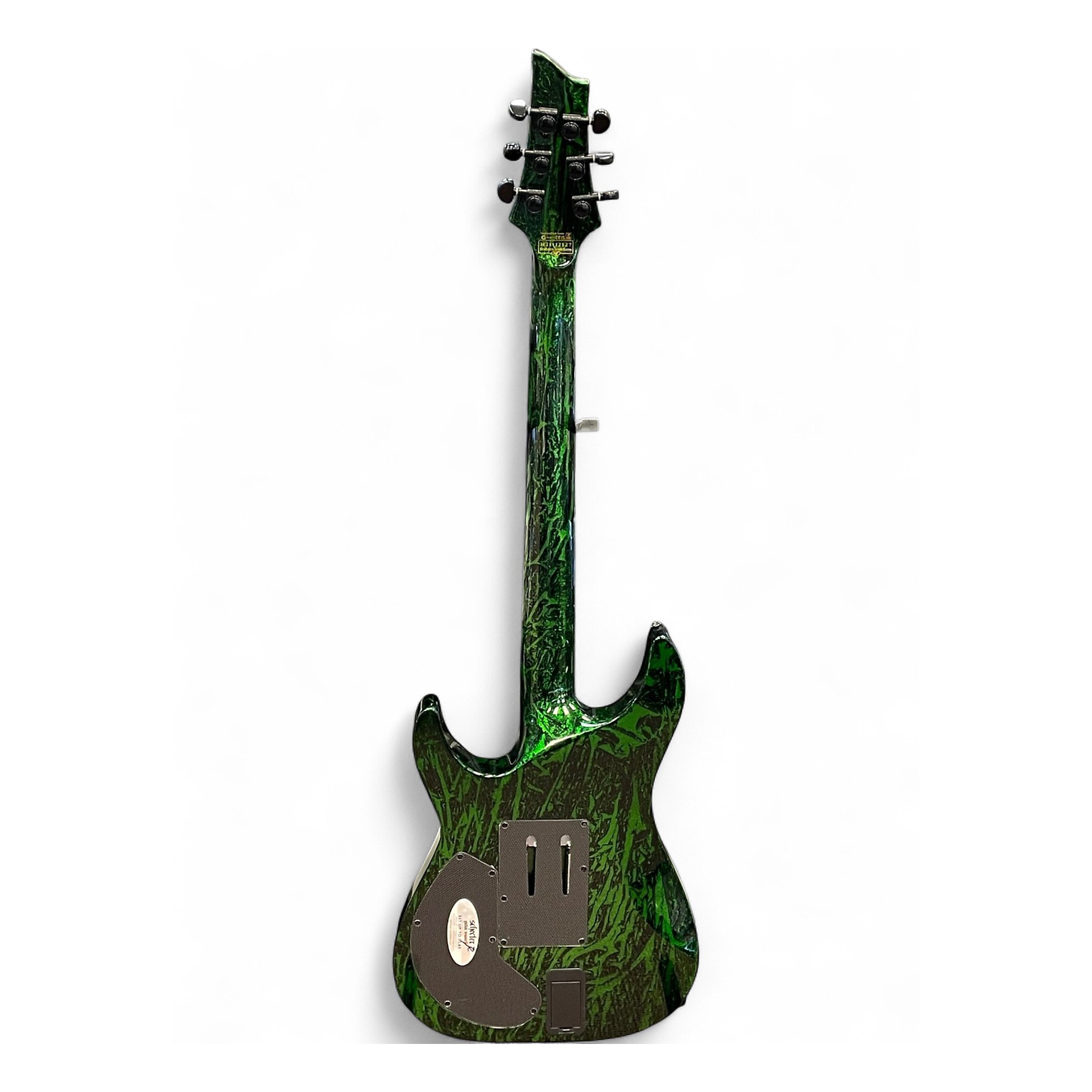 Used Schecter Guitar Research C1 Silver Mountain Toxic Venom