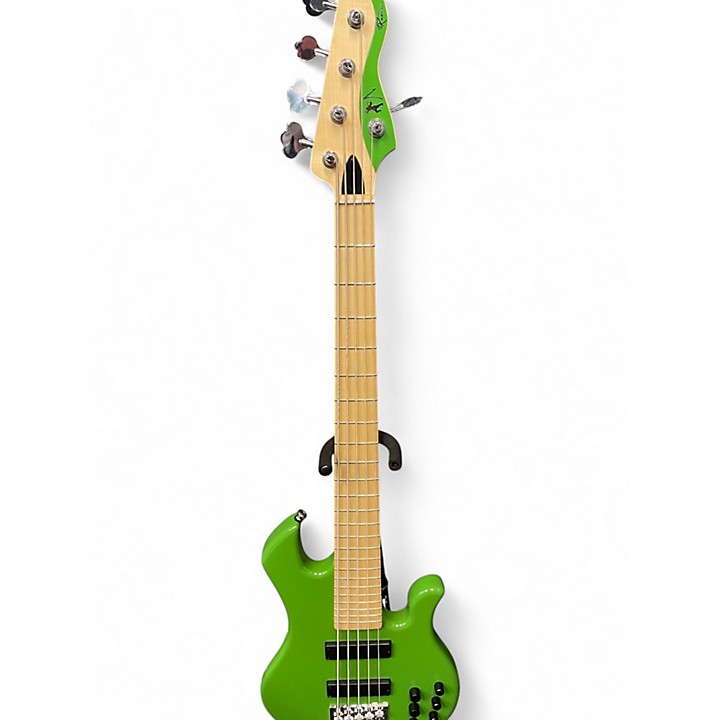 Moki専用　G.I.G. The Standard　bass Markbass GV5 Gloxy Val MP 5-String Electric Bass Surf Green